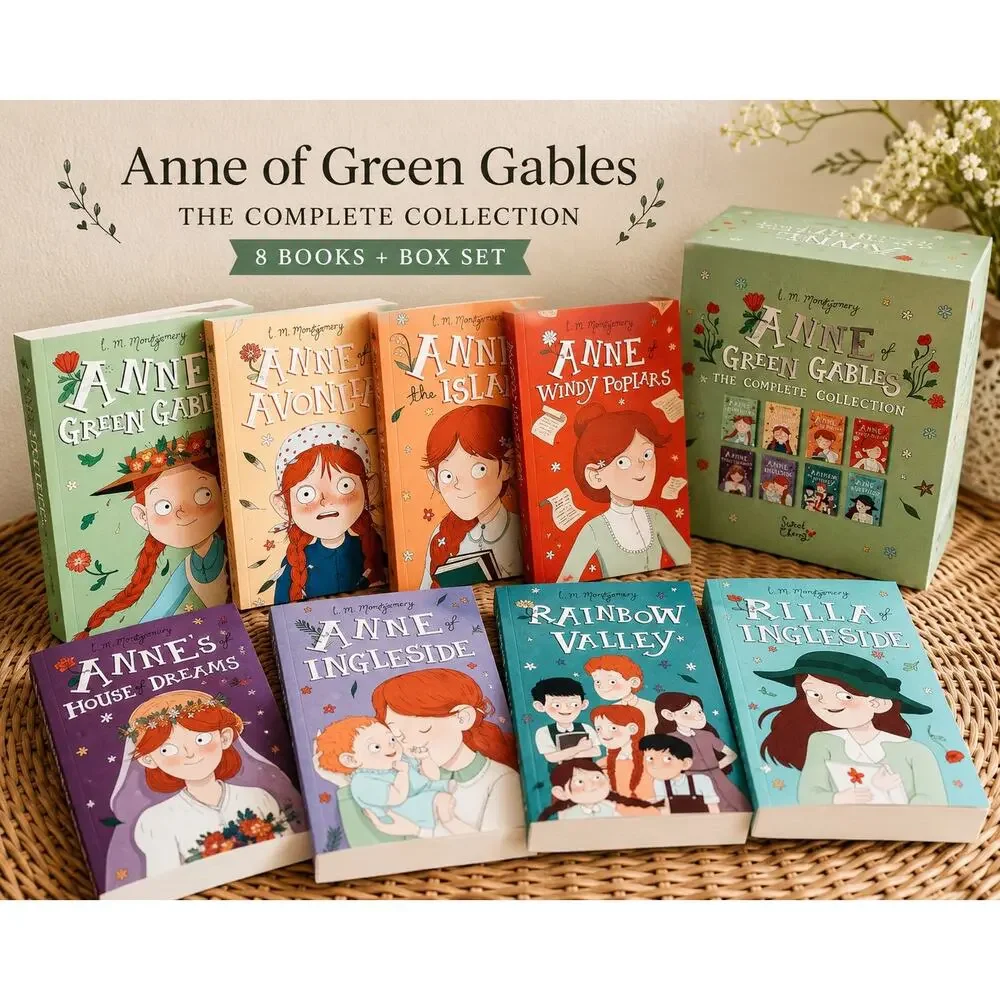 Anne Of Green Gables 8 Books Complete Collection Paperback Set